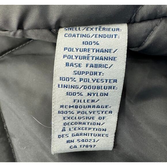 Old Navy Vintage Y2K Utility Jacket Thick Mens Large Full Zip Work Black - Picture 10 of 10